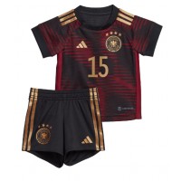 Tyskland Niklas Sule #15 Fotballklær Bortedraktsett Barn VM 2022 Kortermet (+ korte bukser)